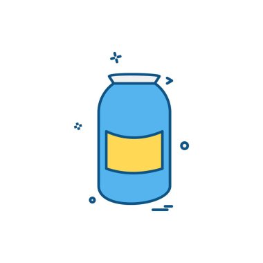 Gıda simgesi tasarım vektörü