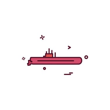 Donanma simge tasarım vektörü 