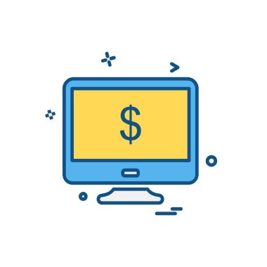 Bilgisayar simgesi tasarım vektörü