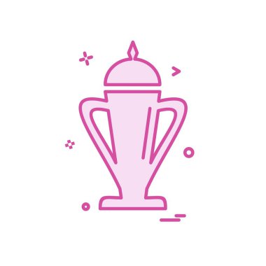 Futbol ikonu tasarım vektörü