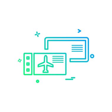 Simge vektör beyaz arka plan üzerinde seyahat