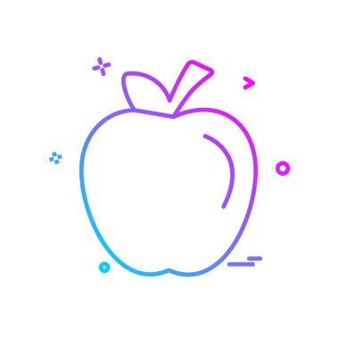 Apple simge tasarım vektörü