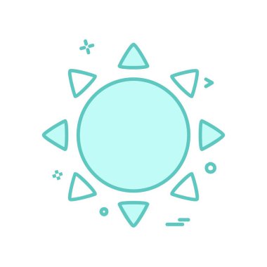 Weather simge vektör beyaz arka plan üzerinde