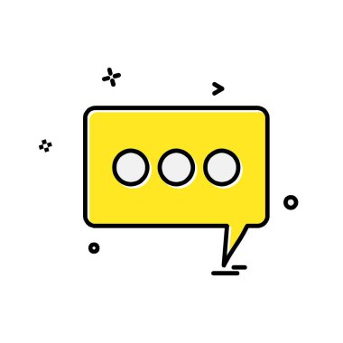 İleti simge tasarlamak vektör