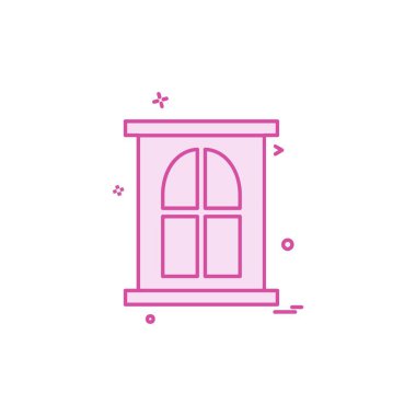 Kapı simge tasarlamak vektör