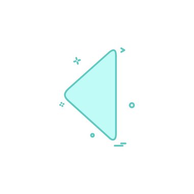 Ok simgesi tasarım vektörü