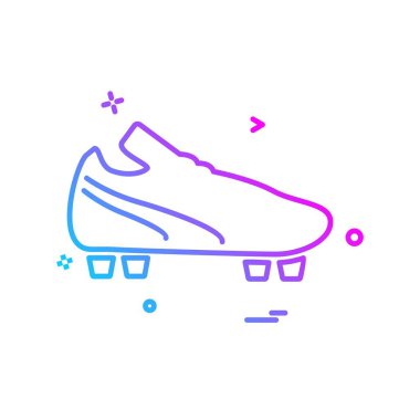 Futbol ikonu tasarım vektörü