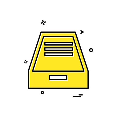 Dropbox simge tasarlamak vektör