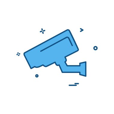 Kamera simgesi tasarım vektörü