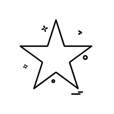 Beyaz arka plan üzerinde yıldız daire basit simgesi