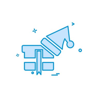 Giftbox simge tasarlamak vektör