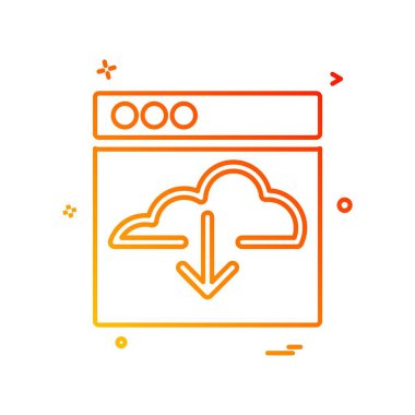 Web düzen simge tasarlamak vektör