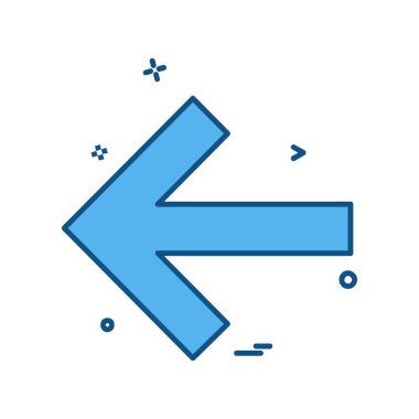 Ok simgesi tasarım vektörü