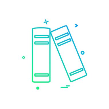 Dosya simgesi tasarım vektörü