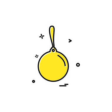 Sevgililer günü simgesi tasarım, renkli vektör çizim