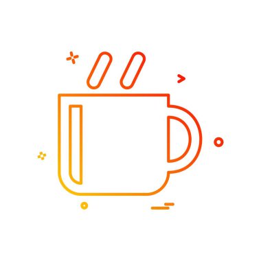 Çay simge tasarlamak vektör