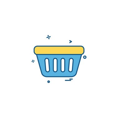 Alışveriş simgesi tasarım vektörü