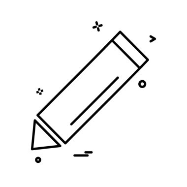 Kalem simgesi tasarım vektörü