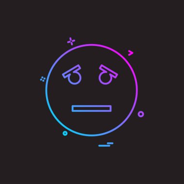Emoji simgeleri tasarım vektörü 