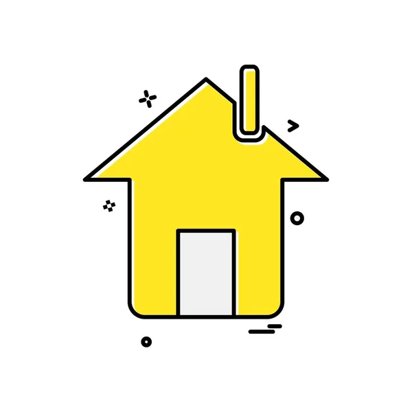 Illustration Vectorielle Design Icône Immobilière — Image vectorielle