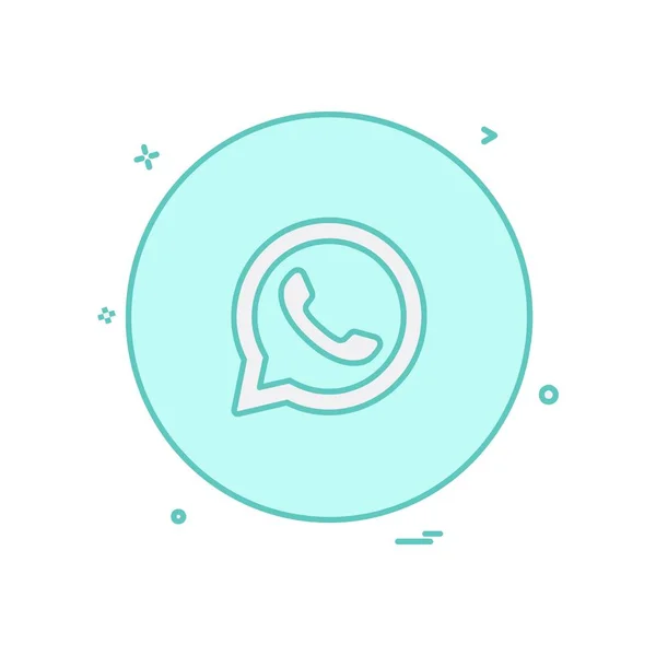 Design Vektor Für Whatsapp Symbole — Stockvektor