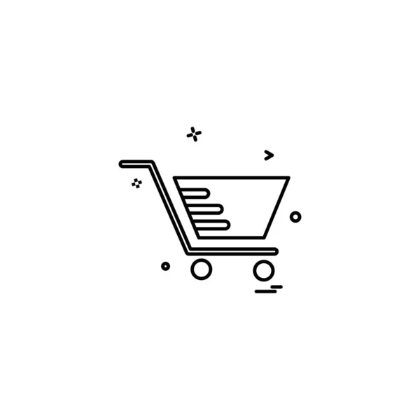 Cart Shopping Trolley Buy Icon — Stock Vector