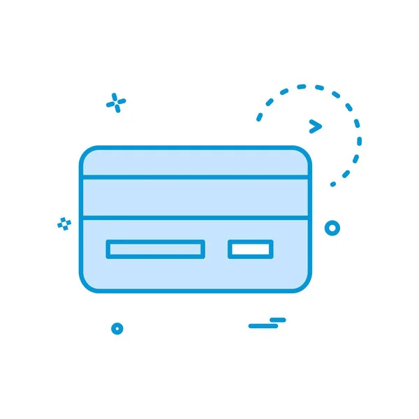 Creditcard Pictogram Vector Ontwerp — Stockvector