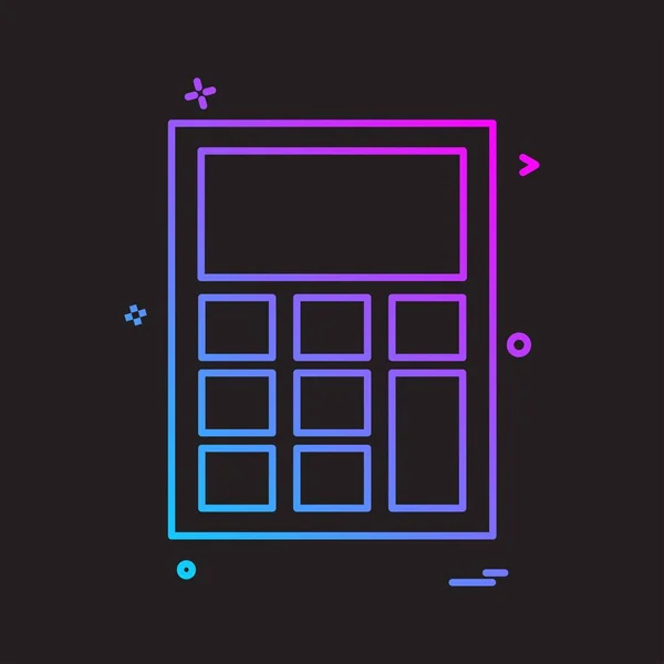 Calculator Векторний Дизайн — стоковий вектор