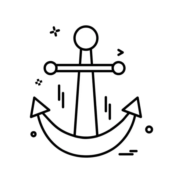 Schwimmen Symbol Design Vektor Illustration — Stockvektor