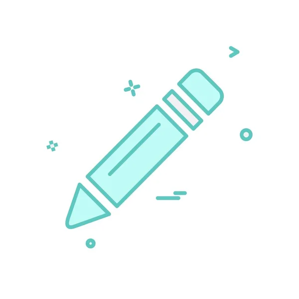 Pencil Icon Design Vector Illustration — Stock Vector