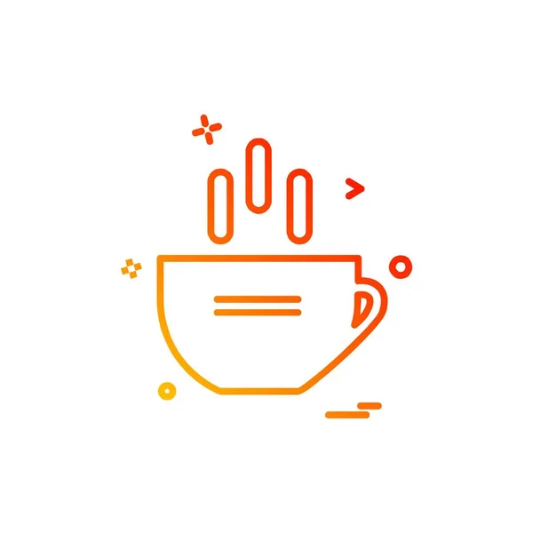 Drink Icon Design Bunte Vektorillustration — Stockvektor