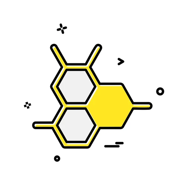 Designvektor Für Honigsymbole — Stockvektor
