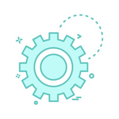 Çalışma araçlar simgesi tasarım, renkli vektör çizim 