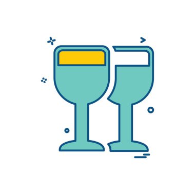 Mutfak simgesi tasarım vektörü 