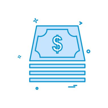 Doları simge tasarlamak vektör 