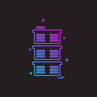 Simge tasarım vektörü oluşturuluyor