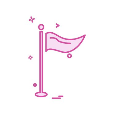 Golf simge tasarlamak vektör 