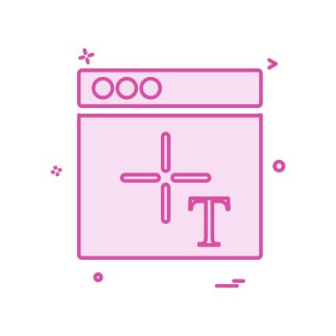 Web düzen simge tasarlamak vektör