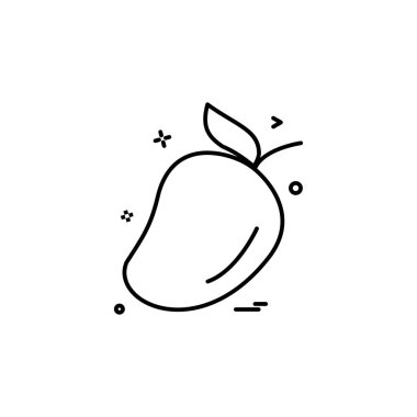 Meyve simgesi tasarım vektörü