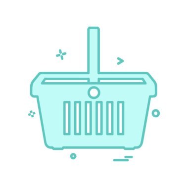 Alışveriş simge tasarlamak vektör 