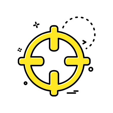 Hedef simge tasarlamak vektör