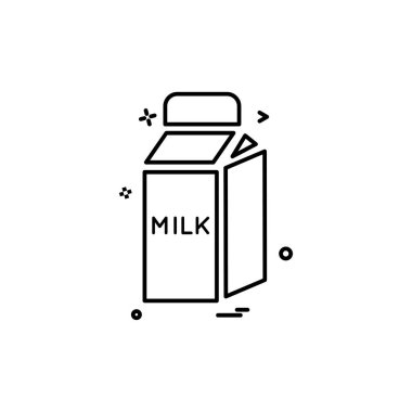 Gıda simgesi tasarım vektörü