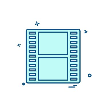 Medya simge vektör beyaz arka plan üzerinde