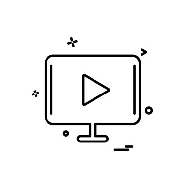 Bilgisayar simgesi tasarım vektörü