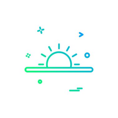 Sadece simge vektör üzerinde beyaz baclground hava