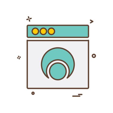 Web düzeni simge tasarım vektörü