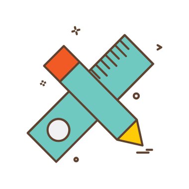 Eğitim simge tasarlamak vektör