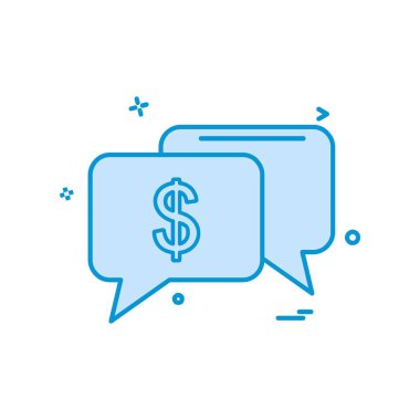 Doları simge tasarlamak vektör