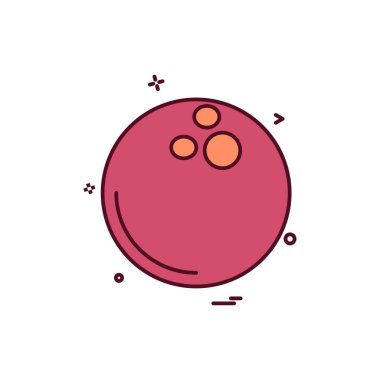 Sporrts ve Oyunlar simge tasarlamak vektör