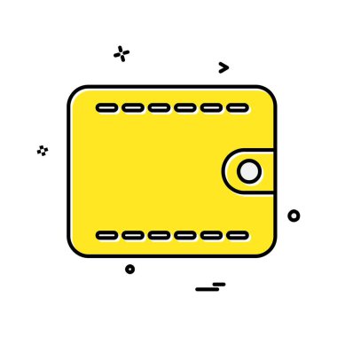 m-cüzdan simgesi tasarım, vektör çizim